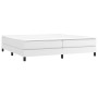 Cama box spring con colchón cuero sintético blanco 200x200 cm de vidaXL, Camas y somieres - Ref: Foro24-3144280, Precio: 541,...