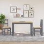 Sillas de comedor Panama 2 uds madera pino gris 40x46x90 cm en Sillas de comedor | Comprar online en Foru.es