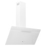 Campana extractora pared acero y vidrio templado blanco 90 cm de vidaXL, Extractores - Ref: Foro24-51674, Precio: 238,02 €, D...