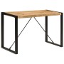 Mesa de comedor madera maciza de mango rugoso 120x55x76 cm en Mesas de comedor | Comprar online en Foru.es