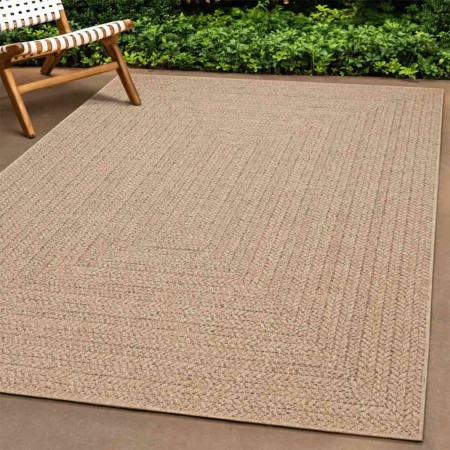 Alfombra ZIZUR apariencia de yute interior y exterior 80x200 cm en Alfombras | Comprar online en Foru.es