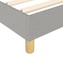 Cama box spring con colchón tela gris claro 90x190 cm de vidaXL, Camas y somieres - Ref: Foro24-3144482, Precio: 252,31 €, De...