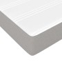 Cama box spring con colchón tela gris claro 90x190 cm de vidaXL, Camas y somieres - Ref: Foro24-3144482, Precio: 252,31 €, De...