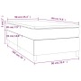 Cama box spring con colchón tela gris claro 90x190 cm de vidaXL, Camas y somieres - Ref: Foro24-3144482, Precio: 252,31 €, De...