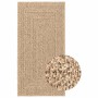 Alfombra ZIZUR apariencia de yute interior exterior 100x200 cm en Alfombras | Comprar online en Foru.es