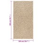 Alfombra ZIZUR apariencia de yute interior exterior 100x200 cm en Alfombras | Comprar online en Foru.es