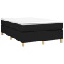 Cama box spring con colchón tela negro 120x200 cm de vidaXL, Camas y somieres - Ref: Foro24-3144508, Precio: 352,65 €, Descue...
