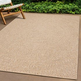 Alfombra ZIZUR apariencia de yute interior exterior 240x340 cm en Alfombras | Comprar online en Foru.es