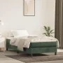Box spring bed with dark green velvet mattress 90x200 cm by vidaXL, Beds and slatted bases - Ref: Foro24-3144312, Price: 274,...