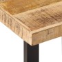 Banco de madera maciza de mango rugosa y acero 160 cm en Bancos para recibidores y almacenamiento | Comprar online en Foru.es