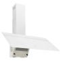 Campana extractora pared acero y vidrio templado blanco 90 cm de vidaXL, Extractores - Ref: Foro24-51674, Precio: 238,02 €, D...