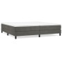 Cama box spring con colchón terciopelo gris oscuro 200x200 cm de vidaXL, Camas y somieres - Ref: Foro24-3144352, Precio: 493,...