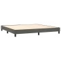 Cama box spring con colchón terciopelo gris oscuro 200x200 cm de vidaXL, Camas y somieres - Ref: Foro24-3144352, Precio: 493,...