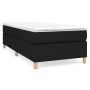 Cama box spring con colchón tela negro 90x200 cm de vidaXL, Camas y somieres - Ref: Foro24-3144492, Precio: 256,39 €, Descuen...