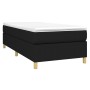 Cama box spring con colchón tela negro 90x200 cm de vidaXL, Camas y somieres - Ref: Foro24-3144492, Precio: 256,39 €, Descuen...