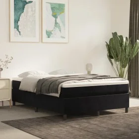 Boxspringbett mit schwarzer Samtmatratze 140x200 cm von vidaXL, Betten und Lattenroste - Ref: Foro24-3144683, Preis: 363,59 €...