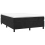 Cama box spring con colchón terciopelo negro 140x200 cm de vidaXL, Camas y somieres - Ref: Foro24-3144683, Precio: 379,04 €, ...
