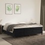 Cama box spring con colchón terciopelo negro 200x200 cm de vidaXL, Camas y somieres - Ref: Foro24-3144701, Precio: 523,01 €, ...