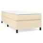Boxspringbett mit cremefarbener Stoffmatratze 100x200 cm von vidaXL, Betten und Lattenroste - Ref: Foro24-3144404, Preis: 282...
