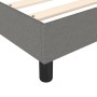 Cama box spring con colchón tela gris oscuro 140x200 cm de vidaXL, Camas y somieres - Ref: Foro24-3144424, Precio: 389,60 €, ...