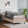Cama box spring con colchón cuero sintético capuchino 90x200 cm de vidaXL, Camas y somieres - Ref: Foro24-3144589, Precio: 27...