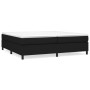 Cama box spring con colchón tela negro 200x200 cm de vidaXL, Camas y somieres - Ref: Foro24-3144449, Precio: 543,07 €, Descue...