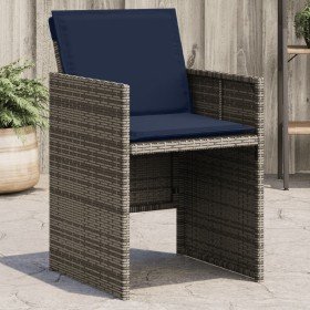 Sillones de jardín con cojines 4 uds ratán sintético gris en Sillas de jardín | Comprar online en Foru.es