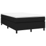 Cama box spring con colchón tela negro 120x200 cm de vidaXL, Camas y somieres - Ref: Foro24-3144409, Precio: 388,63 €, Descue...