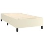 Cama box spring con colchón cuero sintético crema 100x200 cm de vidaXL, Camas y somieres - Ref: Foro24-3144592, Precio: 278,4...