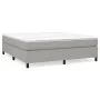 Box spring bed with light gray fabric mattress 180x200 cm by vidaXL, Beds and slatted bases - Ref: Foro24-3144439, Price: 488...