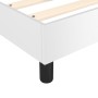 Cama box spring con colchón cuero sintético blanco 140x190 cm de vidaXL, Camas y somieres - Ref: Foro24-3144603, Precio: 433,...
