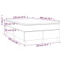 Cama box spring con colchón tela color crema 120x200 cm de vidaXL, Camas y somieres - Ref: Foro24-3144511, Precio: 369,34 €, ...