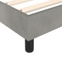 Cama box spring con colchón terciopelo gris claro 140x190 cm de vidaXL, Camas y somieres - Ref: Foro24-3144675, Precio: 444,3...