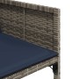 Sillones de jardín con cojines 4 uds ratán sintético gris en Sillas de jardín | Comprar online en Foru.es