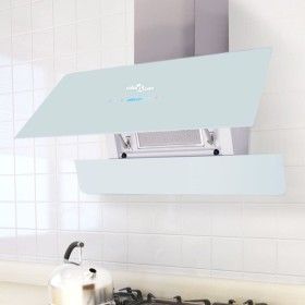 Campana extractora con pantalla táctil blanco 900 mm de vidaXL, Extractores - Ref: Foro24-242721, Precio: 308,71 €, Descuento: %