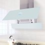 Campana extractora con pantalla táctil blanco 900 mm de vidaXL, Extractores - Ref: Foro24-242721, Precio: 308,71 €, Descuento: %