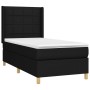 Cama box spring colchón y luces LED tela negro 90x200 cm de vidaXL, Camas y somieres - Ref: Foro24-3138847, Precio: 331,71 €,...