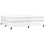 Cama box spring con colchón cuero sintético blanco 200x200 cm de vidaXL, Camas y somieres - Ref: Foro24-3144627, Precio: 556,...