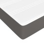 Cama box spring con colchón cuero sintético gris 140x200 cm de vidaXL, Camas y somieres - Ref: Foro24-3144612, Precio: 410,07...
