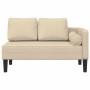 Sofá diván con cojines tela crema en Divanes | Comprar online en Foru.es