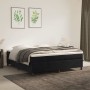 Cama box spring con colchón terciopelo negro 160x200 cm de vidaXL, Camas y somieres - Ref: Foro24-3144689, Precio: 453,56 €, ...