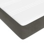 Cama box spring con colchón terciopelo gris oscuro 180x200 cm de vidaXL, Camas y somieres - Ref: Foro24-3144694, Precio: 472,...