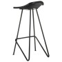 Taburetes de cocina 2 unidades cuero auténtico negro de vidaXL, Taburetes de cocina - Ref: Foro24-320641, Precio: 151,76 €, D...