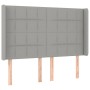 Cama box spring colchón y luces LED tela gris claro 140x200 cm de vidaXL, Camas y somieres - Ref: Foro24-3138877, Precio: 528...