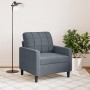 Sillón de terciopelo gris oscuro 60 cm en Sofás | Comprar online en Foru.es