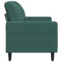 Sillón de terciopelo verde oscuro 60 cm en Sofás | Comprar online en Foru.es