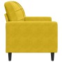 Sillón de terciopelo amarillo 60 cm en Sofás | Comprar online en Foru.es