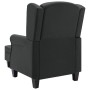 Sillón con taburete reposapiés tela gris oscuro de vidaXL, Sillones - Ref: Foro24-320152, Precio: 240,31 €, Descuento: %