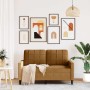 Sofá de 2 plazas terciopelo marrón 120 cm en Sofás | Comprar online en Foru.es