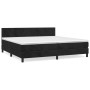 Cama box spring con colchón terciopelo negro 200x200 cm de vidaXL, Camas y somieres - Ref: Foro24-3141205, Precio: 568,07 €, ...